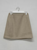 Hair Wool Mini Skirt