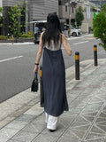 Collin Slit Layered Long One Piece