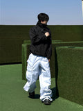 Cross high neck anorak JK