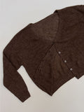 Enne Alpaca V-Neck Loose-Fit Cardigan