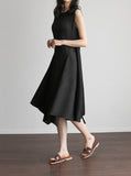 [Premium] Solean Pleated Volume Sleeveless One Piece