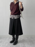 Jude Pintuck A-Line Midi Skirt