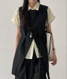 Raschel Nylon Slit Long Vest