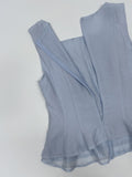[Scarf SET] Liber Frill Sleeveless Blouse