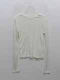 Tencel Slim See-through T-shirt
