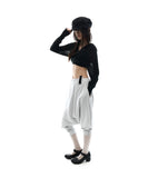 Detach Panel Knit Hoodie