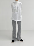 Turtleneck Overfit Brushed Sweatshirt