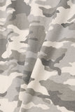Camo print oversized t-shirt