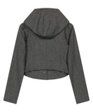 Layered Bolero Wool Jacket