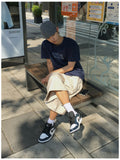 Mio Basic Pintuck Bermuda Pants