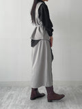 [Setup Available] Stitch Strap Slit Vest