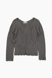 Destroy v-neck knit