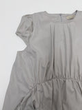 Rib Nylon Shirring Mini One Piece