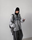 Colin Lettering Hood Zip-Up