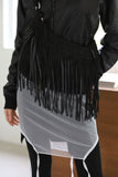 Tone satin crop zip-up