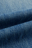 Low Hem Vintage Flare Denim Pants
