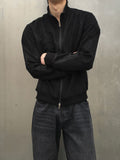 Roa Suede Crop Zip-Up