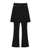 Pleated Jersey Skirt Pants
