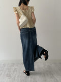 179 Stopper Denim Long Skirt