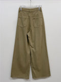 Fortune Pintuck Wide Denim Pants