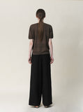 [Premium] Whole Garment Lino Linen Short Sleeve Knit