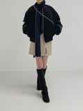 [Muffler Set] Alpaca Overfit Knit