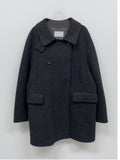[wool 70%/handmade] May Double Half Coat