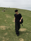 Sword Henley Neck Ringer Short Sleeve T-shirt