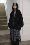 Check layered skirt