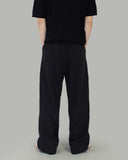 Marv Linen Two-Tuck Wide Slacks