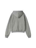 Terry Snap Crop Hoodie