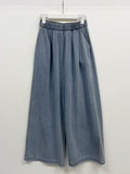 [SET] Stitch Denim Vest Pants Set