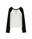 Henley Raglan Long Sleeve