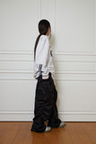 glossy shirring cargo