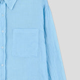 Light crease summer check shirt