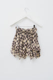 (W) Core Checked Skirt