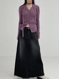 Hush V-neck ribbed cardigan