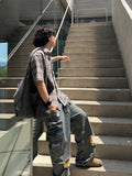 Scratch Damage Cargo Denim