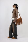 Suede Cropped Leather Jacket