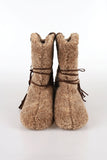 Shearling fleece boots