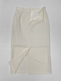 Lara Tweed Belted H-Line Long Skirt