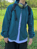 Plan) Light Two Way Glossy Windbreaker