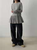Frill Loose Fit T-shirt