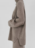 [Premium] Fair Turtleneck Whole Garment Wool Set-up