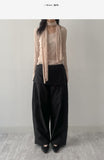 706 Wrap Skirt Balloon Fit Pants