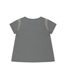 Sheer Panel Flare Tee