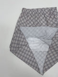 Tartan Check A-Line Midi Skirt