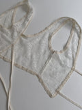 Rose Lace See-through Bustier