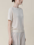 [Premium] Whole Garment Esti Short Sleeve Knit