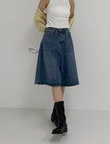 741 Catwashing Bermuda Denim Pants